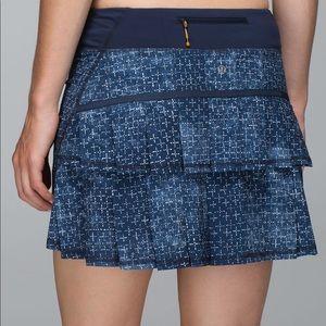 Lululemon Pace Setter Skirt-Sashiko Inkwell, 12